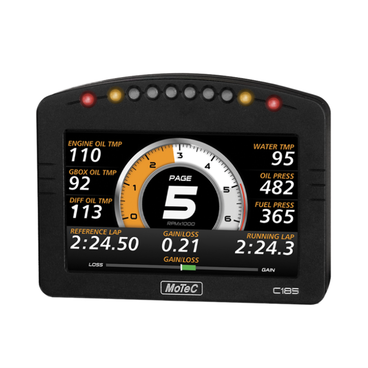 MoTec C185 5" Color Display Logger W/USB