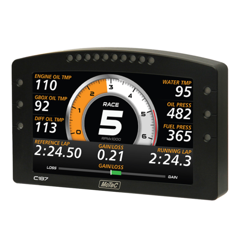 MoTec C187 7" Color Display Logger W/USB