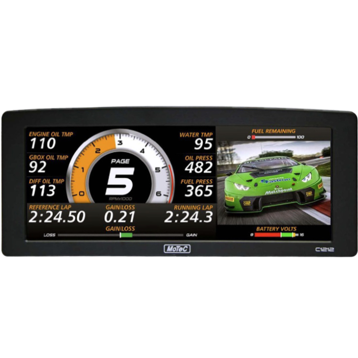 MoTec C1812 12" Color Display Logger W/USB