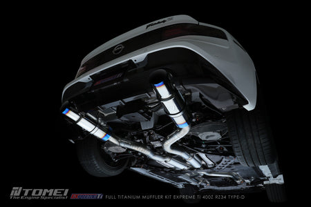 Tomei Expreme Ti Full Titanium Muffler Type-D Dual 400Z RZ34 TB6090-NS21D