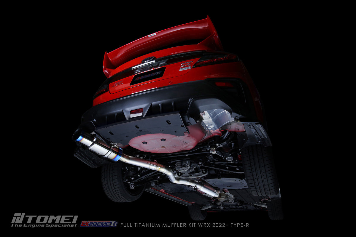 Tomei Expreme Ti Full Titanium Muffler Type-R Single Subaru WRX 2022+ TB6090-SB06A