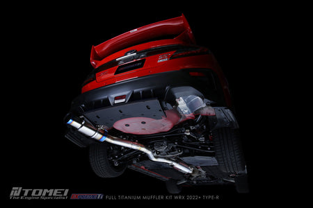 Tomei Expreme Ti Full Titanium Muffler Type-R Single Subaru WRX 2022+ TB6090-SB06A