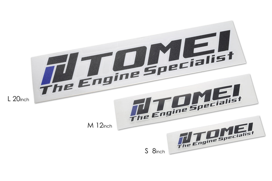 Tomei Sticker Engine Specialist 2016 8inch Die Cut Black S TG201D-0000A