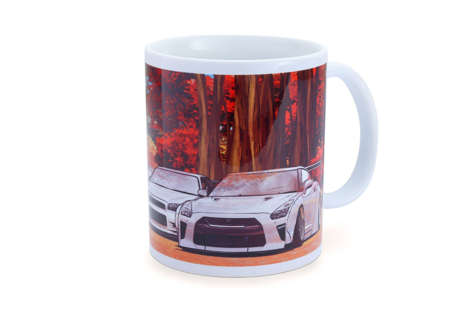 Tomei Mug White GT-R Autumn Nagano Forest TG601A-NS00D