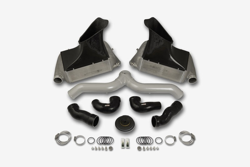 do88 07-09 Porsche 911 Turbo/GT2 (997.1) BigPack Intercooler Kit w/Silver Pipe
