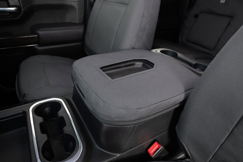 Covercraft 10-19 Nissan Frontier Carhartt PrecisionFit Custom Front Row Seat Covers - Gravel