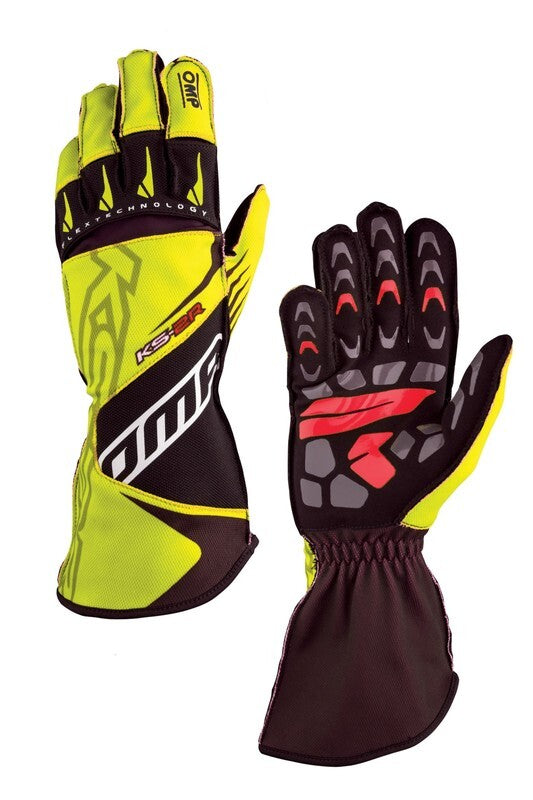 OMP KS-2R GLOVES MY2022 WHITE/RED SIZE M