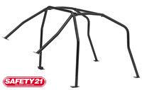 Cusco Safety 21 2-Passenger 4-Pt  Blk Rear Roll Cage 92-98 Honda CRX Del Sol Non Sunroof Model Only