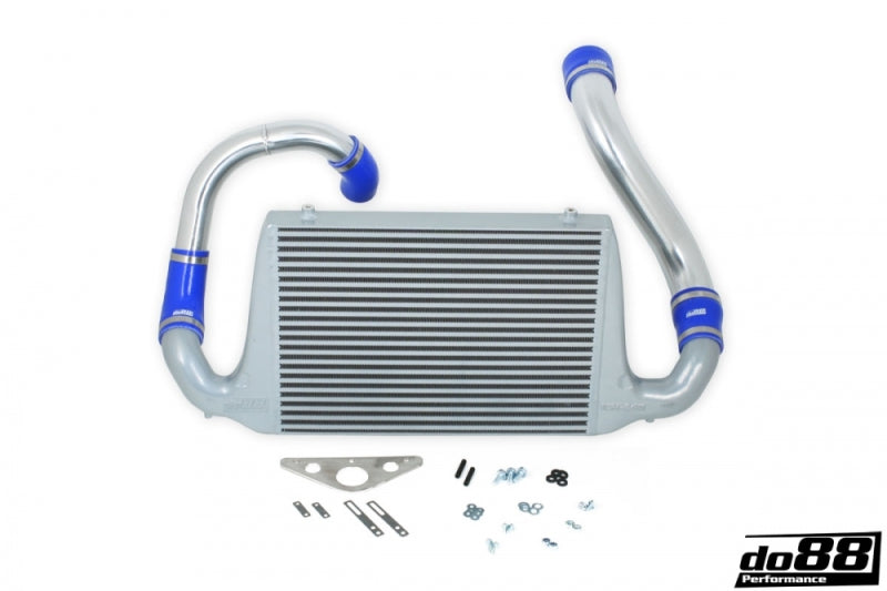 do88 87-93 SAAB 900 Turbo BigPack Front Mount Intercooler Kit w/Blue Hoses
