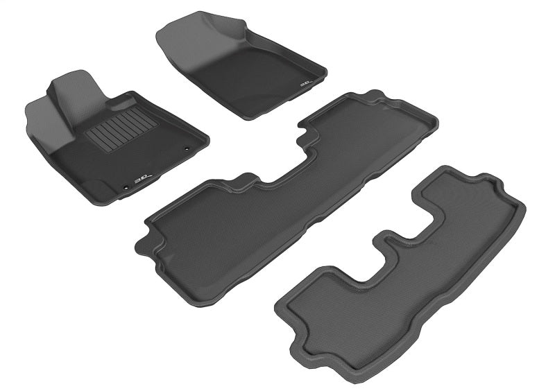 3D MAXpider 08-13 Toyota Highlander Hybrid Kagu Black Full Set