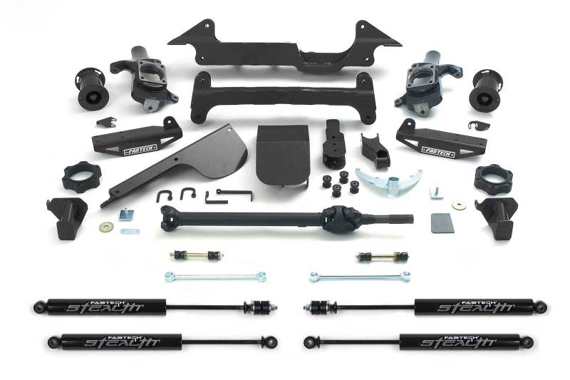 Fabtech 03-08 Dodge 2500/3500 4WD Diesel 4.5in Perf. System w/Stealth Shocks