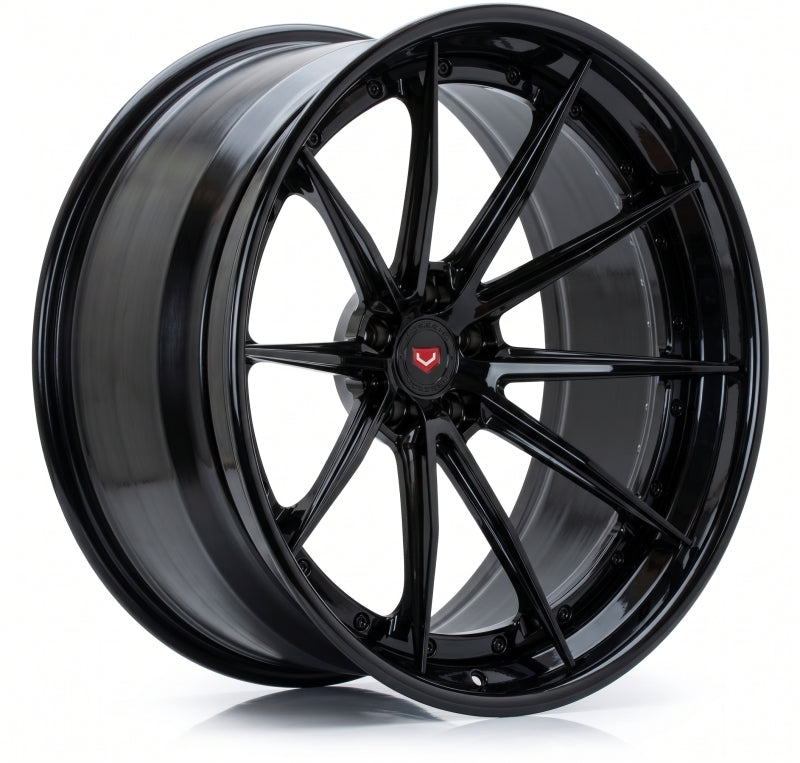 Vossen VPS-1 - 21x9.5 - ET25 - 5x114 - 67.1 - OEM CENTER NUT - GB - GLOSS BLACK - Ferrari SF90 Front