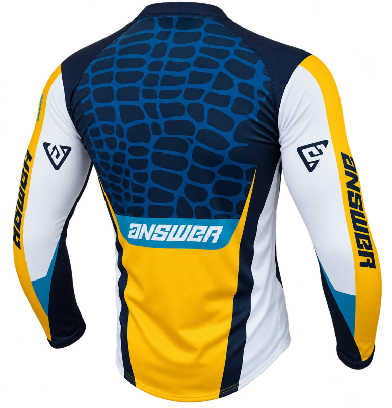 Answer  Syncron Raceday Jersey Yellow/Navy/Cyan/White - Medium