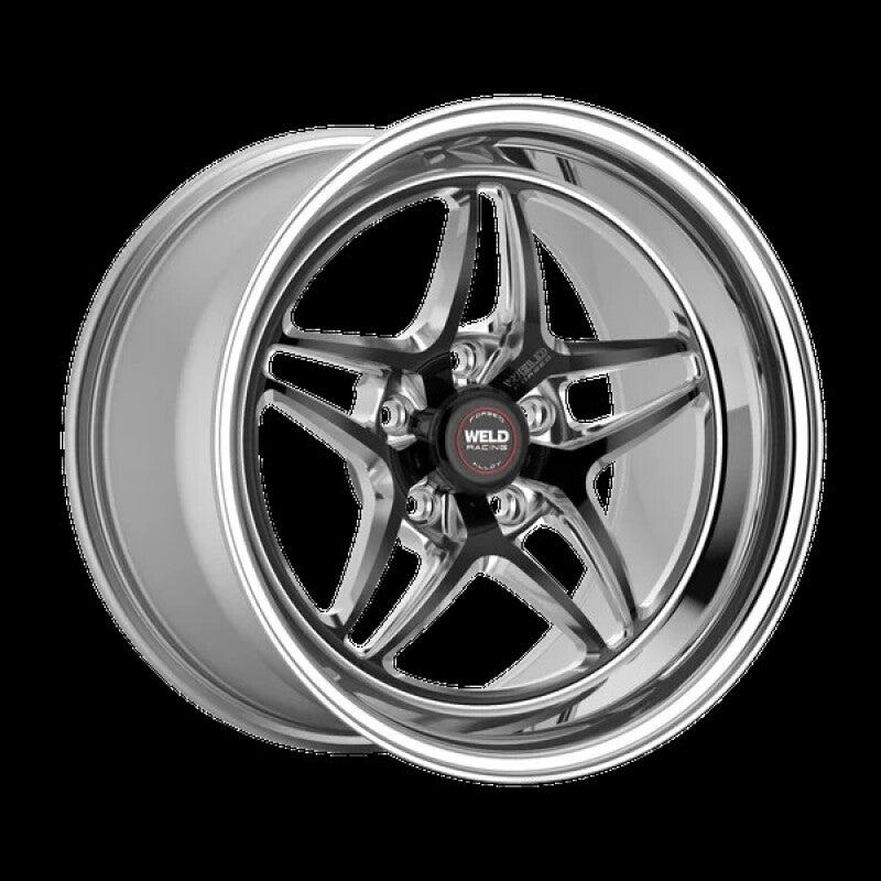 Weld S81 17x10 / 5x112 7.3BS / BLK 3.18ID Med Pad