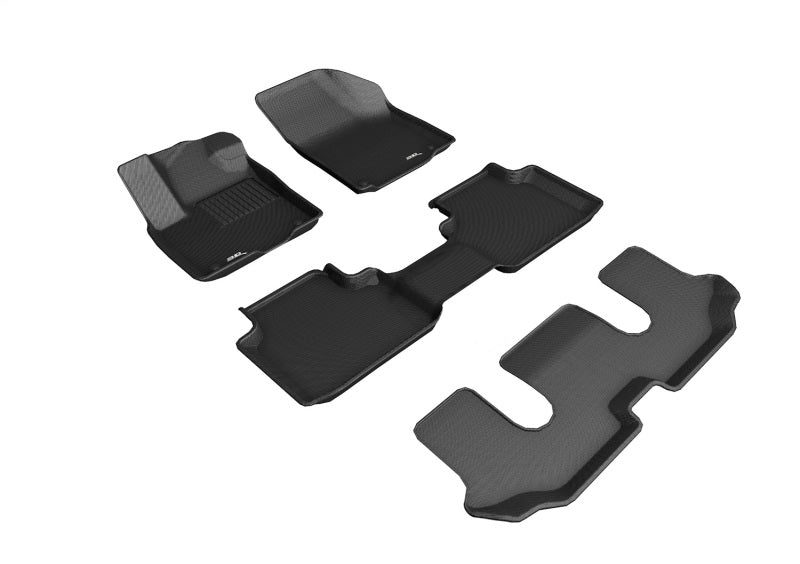 3D MAXpider 18-26 Volkswagen Atlas 6-Seat Kagu Black Full Set