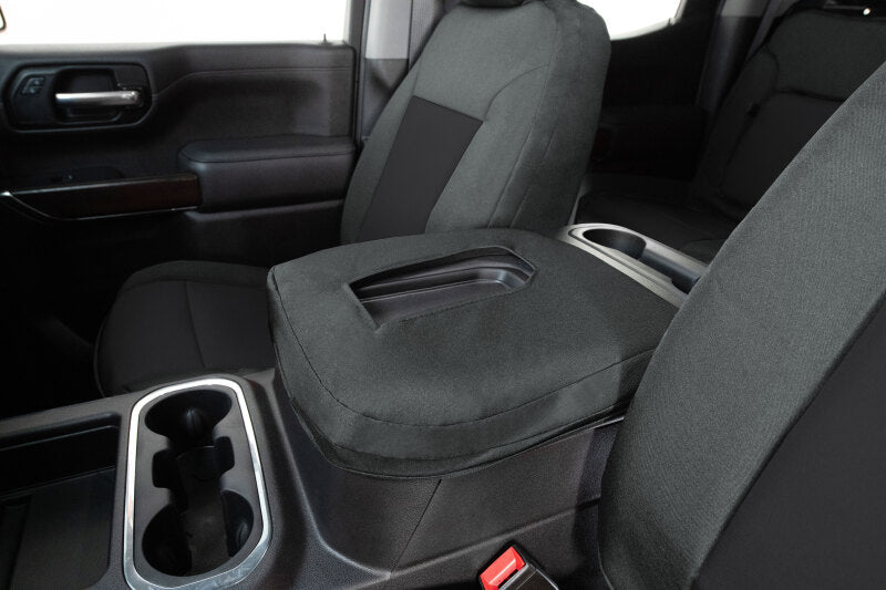 Covercraft 19-24 Dodge Ram 1500 Endura PrecisionFit Custom Front Row Seat Covers - Black/Charcoal