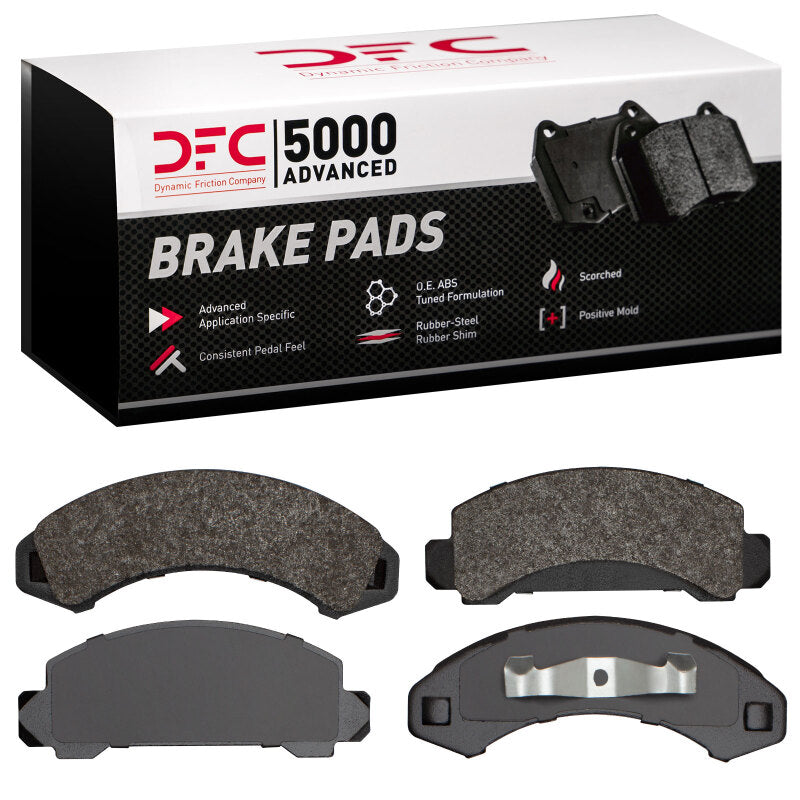 DFC 87-88 Subaru Justy Front 5000 Advanced Semi Metallic Brake Pads and Hardware Kit