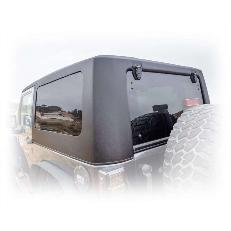 Turn Offroad 07-18 Jeep JK 2 Door Squareback Hardtop 2 Piece Primer (Paintable)