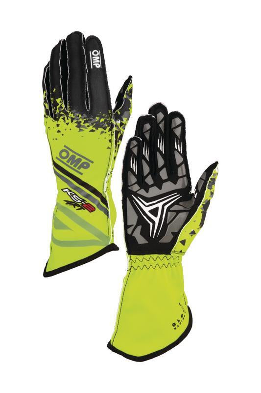 OMP KS-2 ART my2025 KART GLOVES WHITE / BLACK / RED SZ M