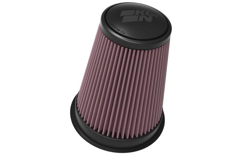 K&N Universal Clamp-On Air Filter 5in Flange 6.5in Base 7 4.375in Top 7in Height