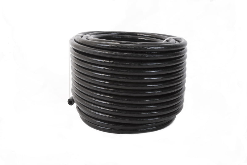 Aeromotive PTFE SS Braided Fuel Hose - Black Jacketed - AN-08 x 20ft