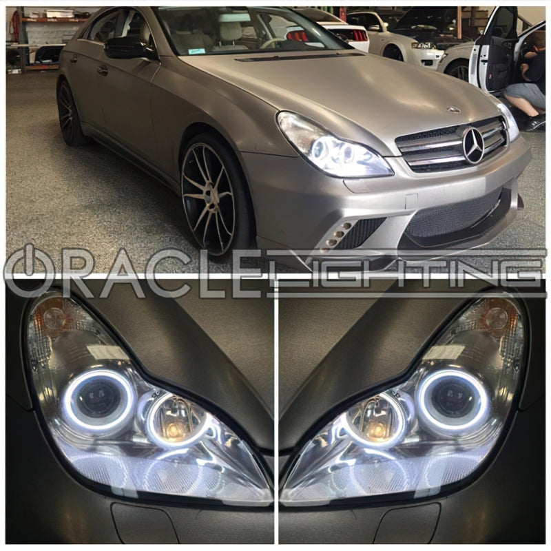 Oracle 04-10 Mercedes Benz CLS LED Headlight Halo Kit - Red