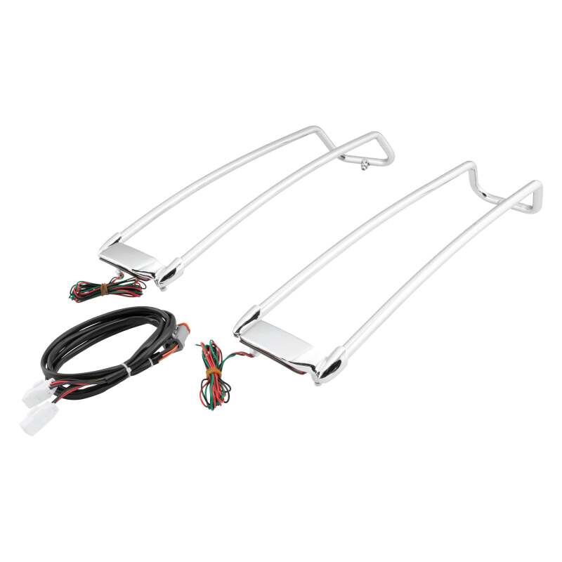 Letric Lighting Saddlebag Lid Rail Guard Chrome