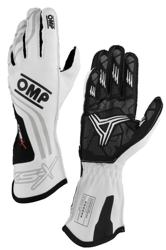 OMP KS-X GLOVES FIA 8877-2022 WHITE SIZE M