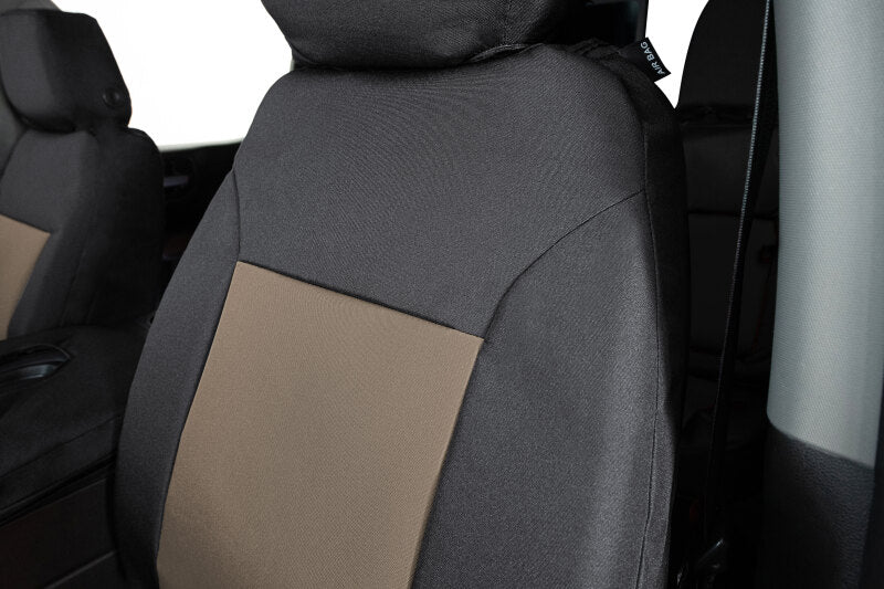 Covercraft 16-24 Chevrolet Malibu Endura PrecisionFit Custom Front Row Seat Covers - Tan/Black