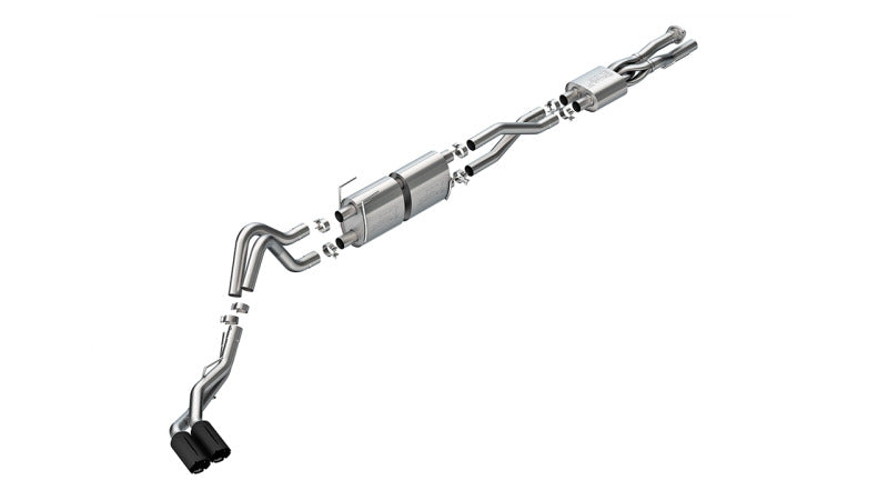 Borla 20-26 Ford F250/F350 SD 7.3L V8 CC SB (160in WB) (SRW) S-Type Cat-Back Exhaust - Brawler Black