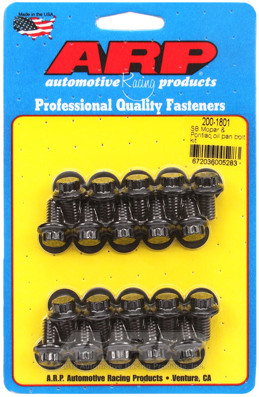 ARP SB Mopar and Pontiac Oil Pan Bolt Kit