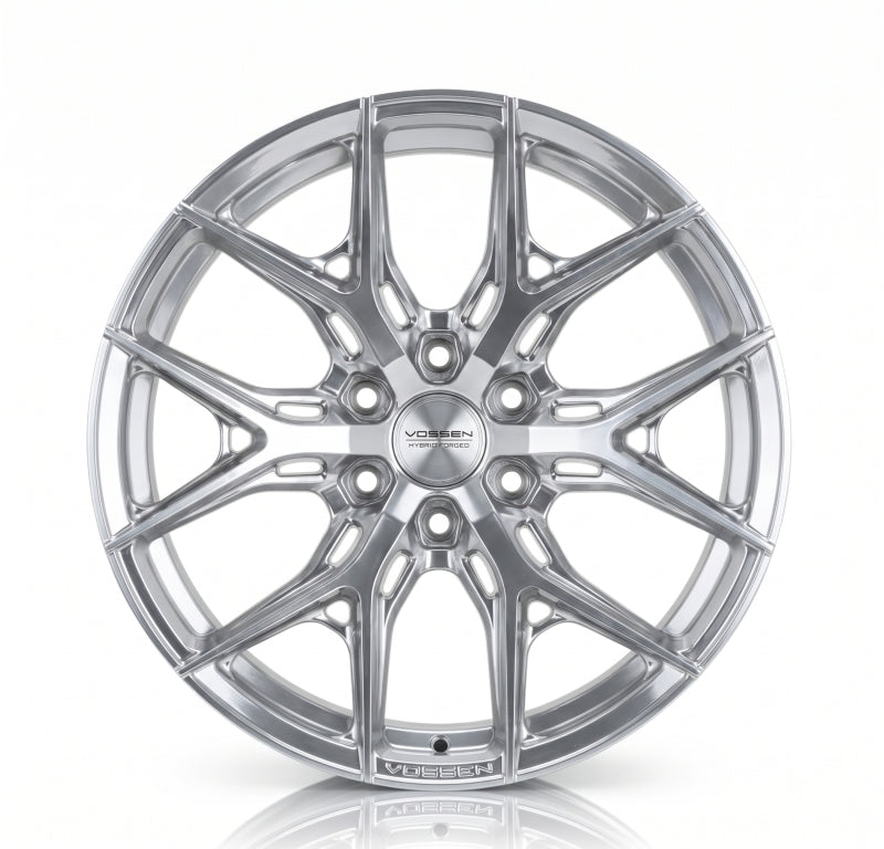 Vossen HF6-4 24X11 / 8X180 / ET0 / DEEP / 124.3 - Silver Polished