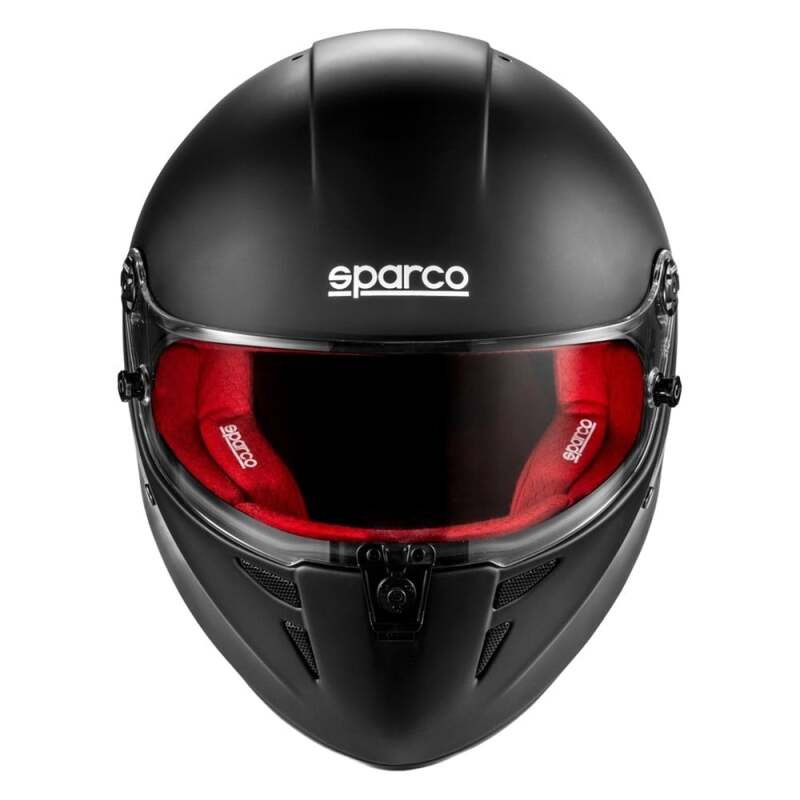 SPARCO Stealth RF Helmet - X Large - Matte Black/Red