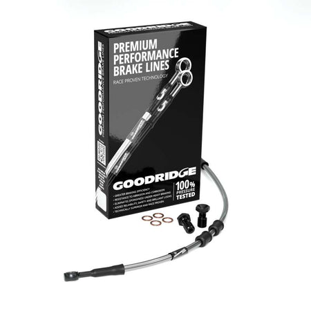 Goodridge 2016+ Mercedes E63 AMG (W213) Stainless Braided Brake Hose Kit
