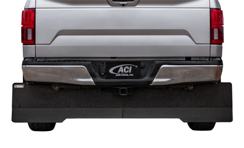Access Rockstar 2023+ Ford F-250/350 Full Width Tow Flap/w Heat Shield & Adj Rubber - Black Urethane
