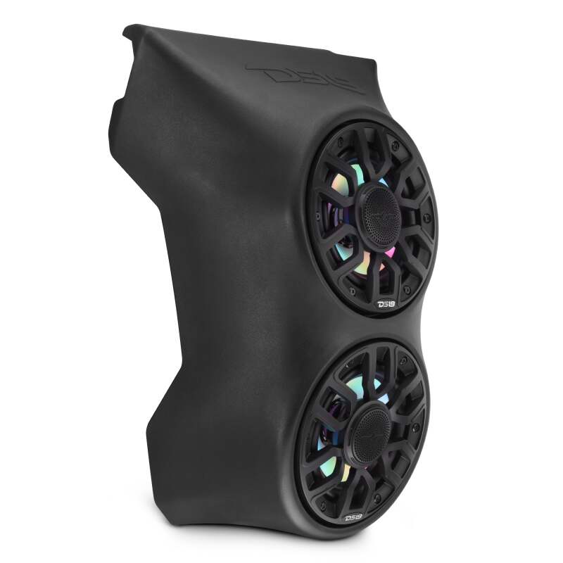 DS18 Water Fall Center Cnsl Loaded Enclosure 2x NXL-IQ6/BK Included 2017+ 2&4 Door IP65 PE Material
