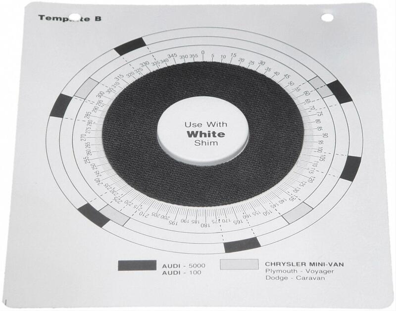 MOOG Indexing Plastic Templates B - Chrysler Mini Van / Audi Service Tool