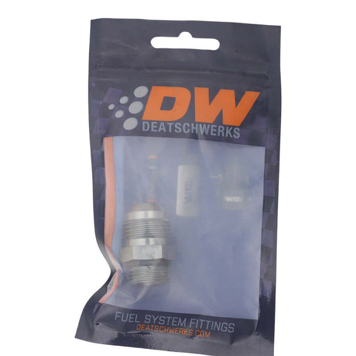 DeatschWerks 8AN ORB Male to 10AN Male Flare Adapter - Anodized DW Titanium