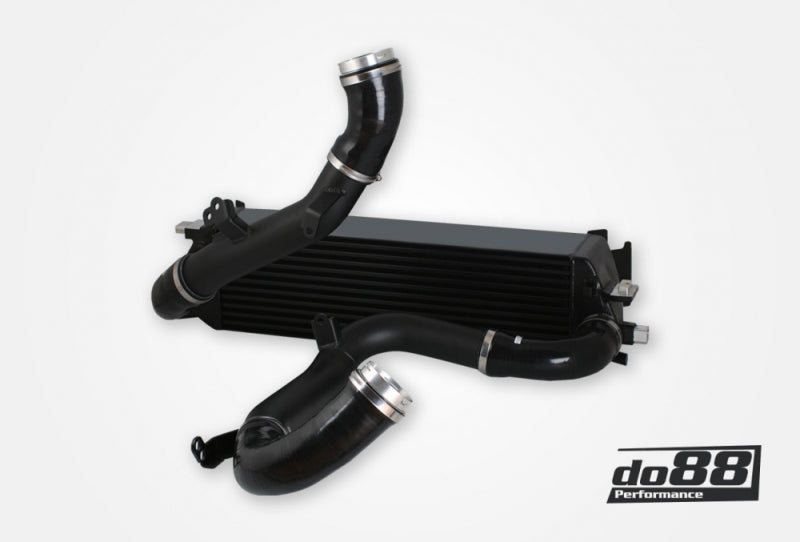do88 Volvo S60/V60/XC60/V90/S90/XC90 (SPA) T6/T8 Hybrid BigPack Intercooler Kit w/Black Hoses