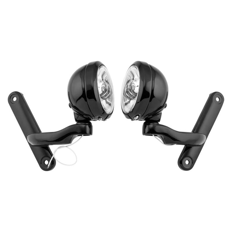 Letric Lighting 4.5in Passing Lamps Black/Chrome