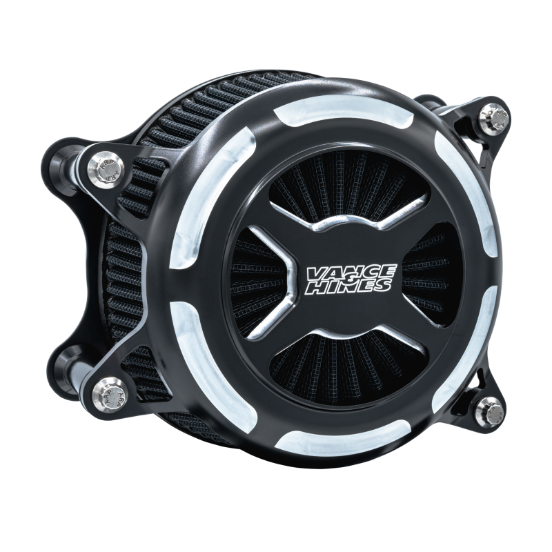 Vance & Hines HD Touring 08-16 VO2 X Intake Black Contrast
