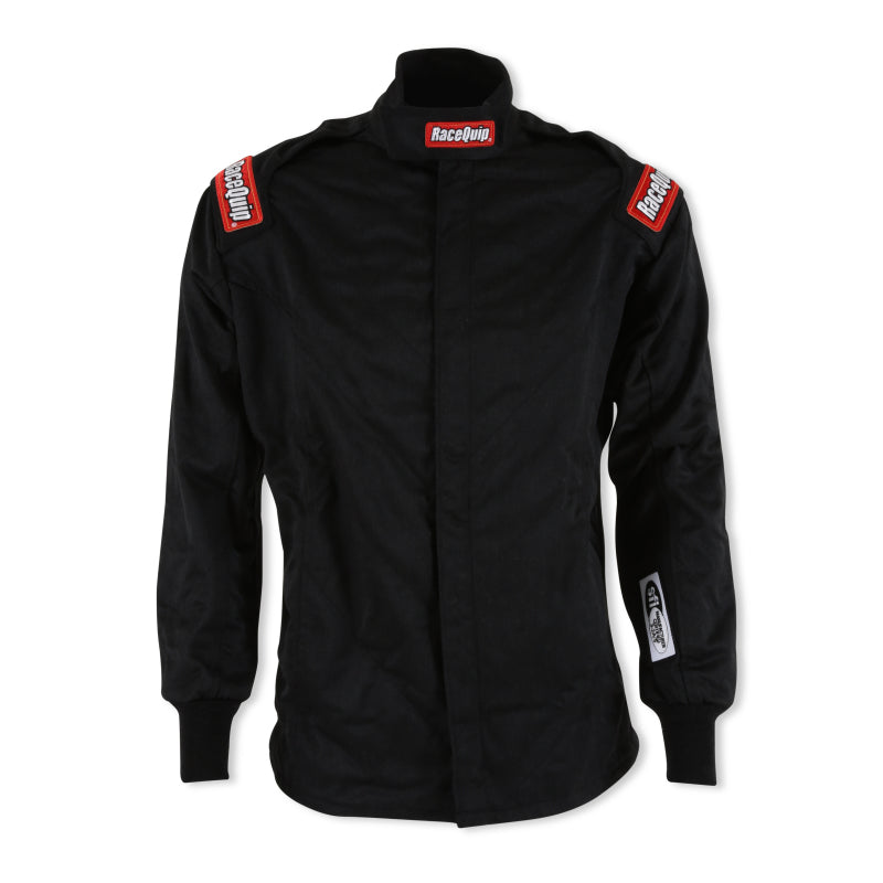 RaceQuip Black Chevron-5 Jacket SFI-5 - 3XL