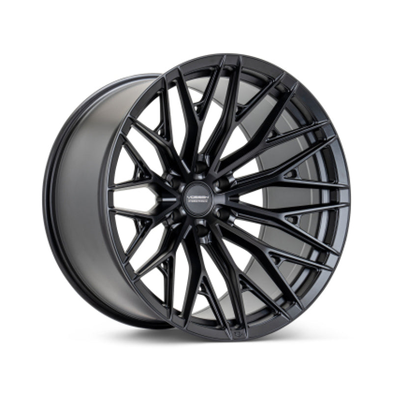Vossen HFX-6 17x9 - 6x139.7 - ET0 - Super Deep Face - 106.1 - Satin Black Wheel