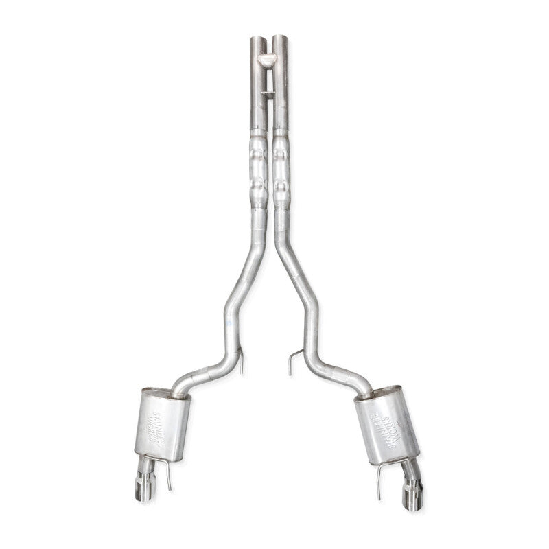 Stainless Works 2024 Mustang GT Catback Dual Tips Legend Sound H-Pipe Factory Connect Exhaust