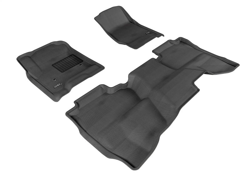 3D MAXpider 14-19 GMC Sierra 1500 DC / 2500HD / 3500HD DC / Sierra 1500 Ltd Kagu Black Full Set