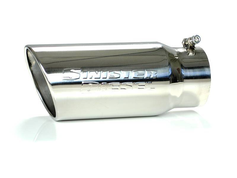 Sinister Diesel 4in. Inlet Universal Stainless Steel Muffler