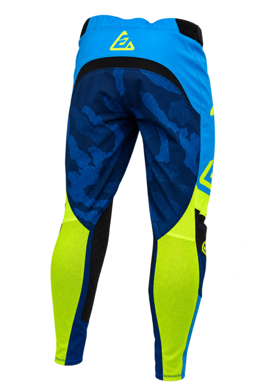 Answer LE Elite Camo Pants Cyan/Hyper Acid/Black Size - 28