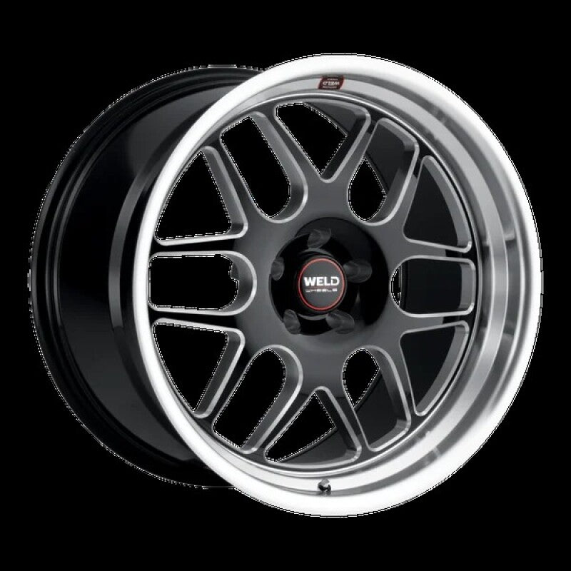 Weld Solana 18x9.5 / 5x114.3 BP / ET0 / 78.1mm Bore - Gloss Black MIL DIA Wheel