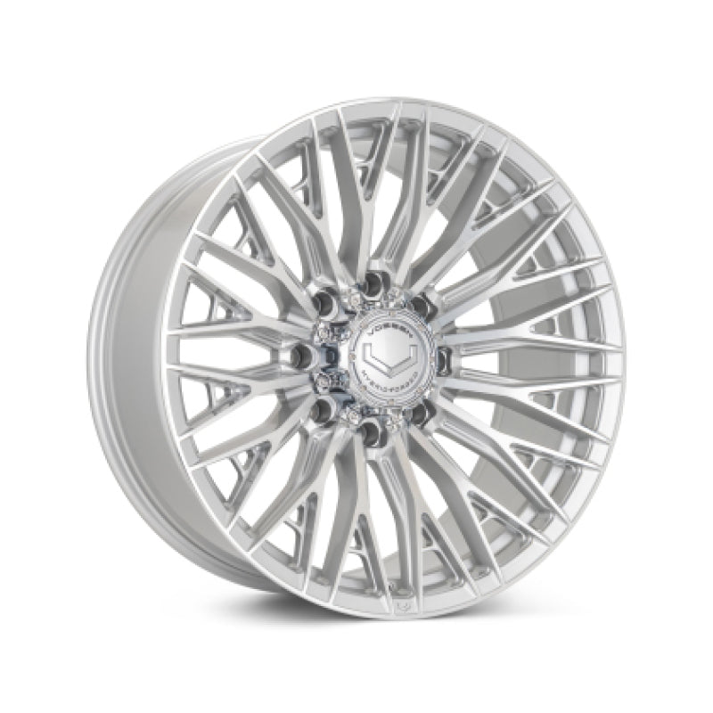 Vossen HFX-6 18x9 - 6x139.7 - ET0 - Super Deep Face - 106.1 - Silver Polished Wheel