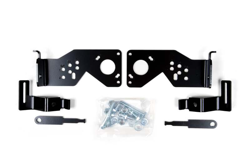 Zone Offroad 23-26 Ford F250/F350/F450 4WD 1in/2in Ride Height Sensor Bracket Relocation Kit
